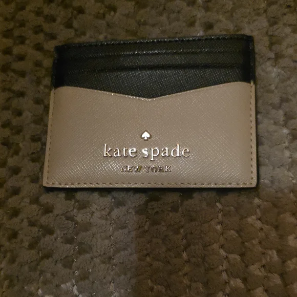 kate spade Two-Tone Card Holder - Picture 1 of 4